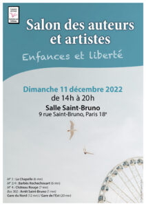 A2 Éditions participe au Salon des auteurs et artistes le 11 décembre 2022